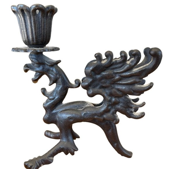 vintage dragon candle holder - Picture 4 of 4